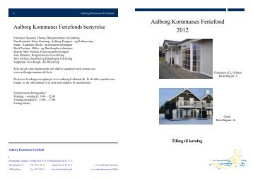 Tillæg til katalog 2012 - Aalborg Kommune