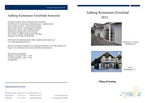 Tillæg til katalog 2012 - Aalborg Kommune