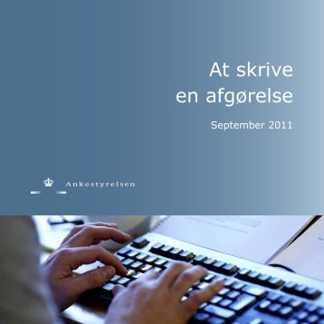 At skrive en afgørelse