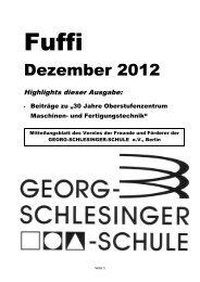 Protokoll - Georg-Schlesinger-Schule