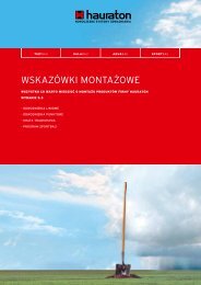 Katalog WSKAZÓWKI MONTAŻOWE 2011 (PDF, 7,56 MB - Hauraton