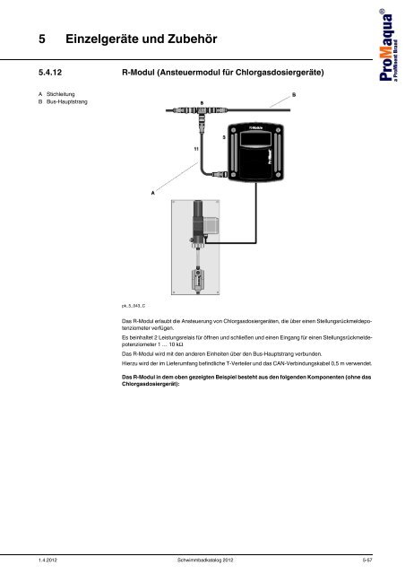 ProMaqua® Katalog - Schwimmbadtechnik 2012 - ProMinent