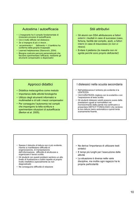 Dislessia e DSA. Inquadramento generale - Associazione Italiana ...