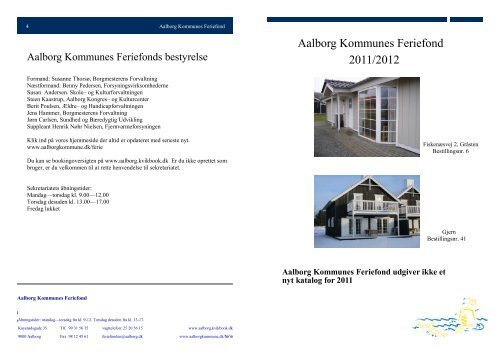 Aalborg Kommunes Feriefond 2011/2012