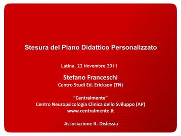 stesura del PDP - ISTITUTO COMPRENSIVO