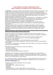 NOTA PER LE SCUOLE SU DISLESSIA E DSA: - Associazione ...