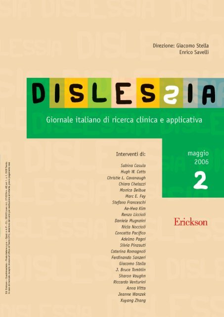 Dislessia 2-06 - Centralmente