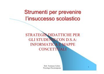 Strategie didattiche per studenti con DSA.pdf - ITIS Tullio Buzzi