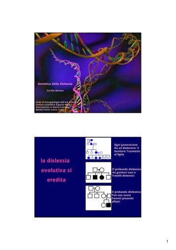 la dislessia evolutiva si eredita