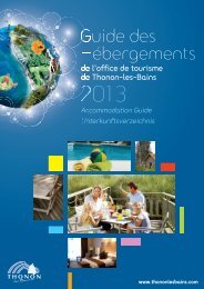 Accommodation Guide Unterkunftsverzeichnis - Thonon les Bains