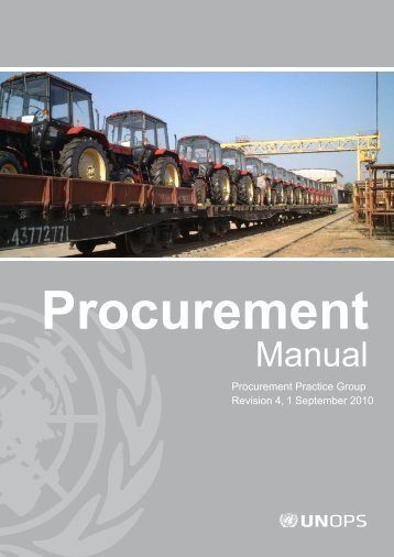 UNOPS Procurement Manual