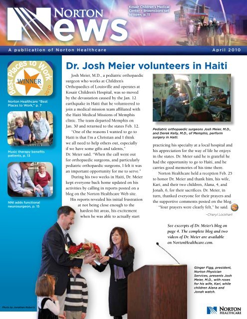 Dr. Josh Meier volunteers in Haiti - Norton Healthcare