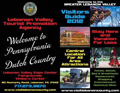 Lebanon Valley Tourist Promotion Agency - Lebanon County ...