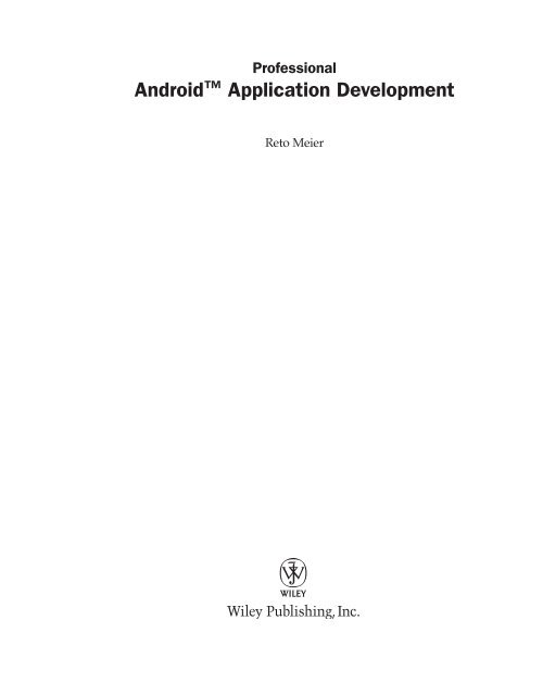 Android™ Application Development - Bahar Ali Khan