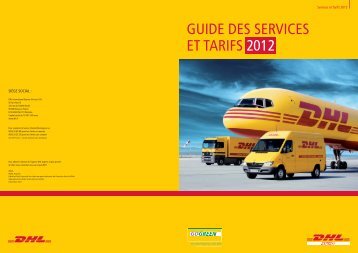 GUIDE DES SERVICES ET TARIFS 2012 - DHL | France