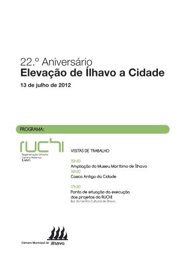 22.º Aniversário Elevação de Ílhavo a Cidade - Câmara Municipal ...