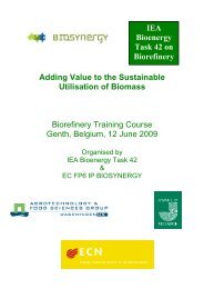 Training Course Dissemination DOC - Biorefinery