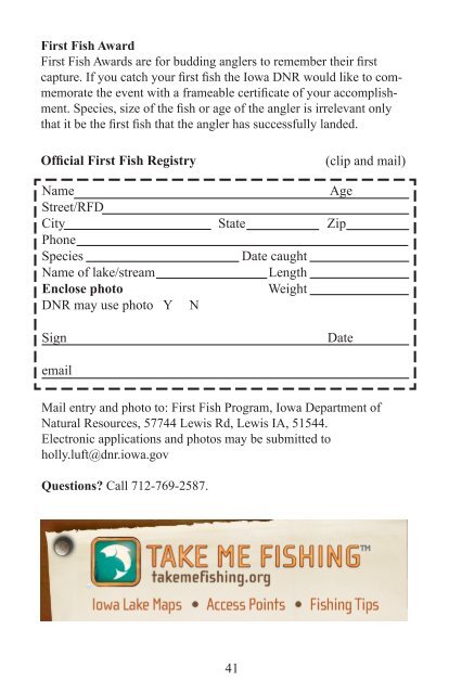 Iowa Fishing Regulations - Iowa Department of Natural Resources