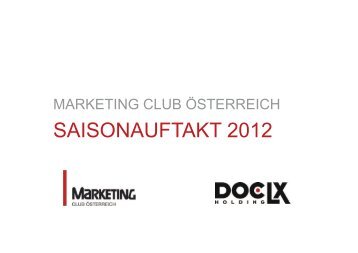 Only Sex, Drugs & Rock 'n' Roll? - Marketing Club Österreichs