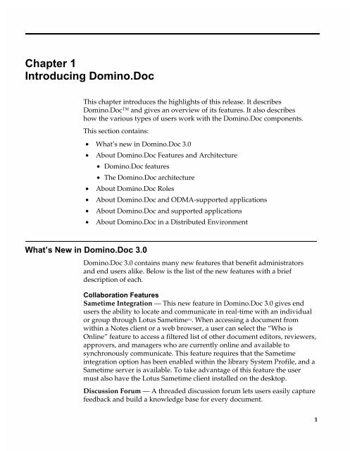 Chapter 7 Working with Domino.Doc from a Browser - Lotus ...