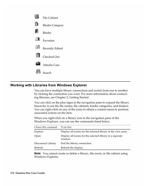 Chapter 7 Working with Domino.Doc from a Browser - Lotus ...