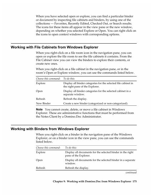 Chapter 7 Working with Domino.Doc from a Browser - Lotus ...