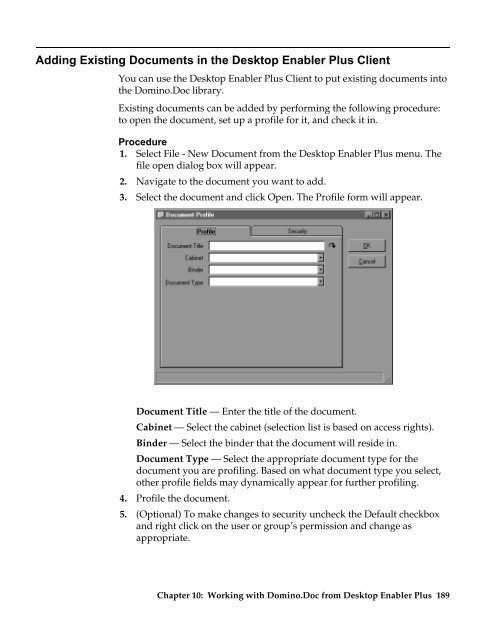 Chapter 7 Working with Domino.Doc from a Browser - Lotus ...