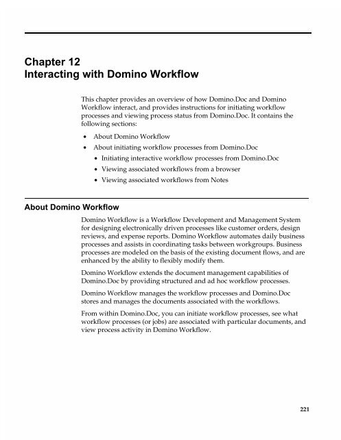 Chapter 7 Working with Domino.Doc from a Browser - Lotus ...