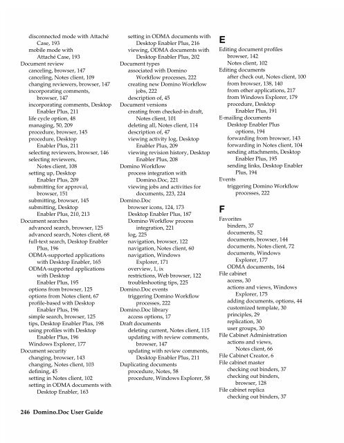 Chapter 7 Working with Domino.Doc from a Browser - Lotus ...