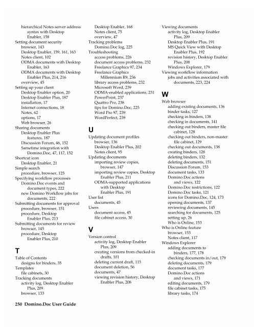 Chapter 7 Working with Domino.Doc from a Browser - Lotus ...