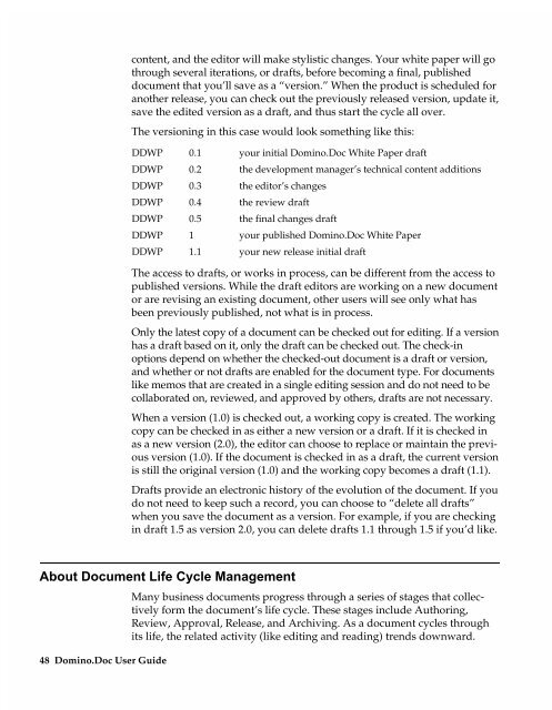 Chapter 7 Working with Domino.Doc from a Browser - Lotus ...