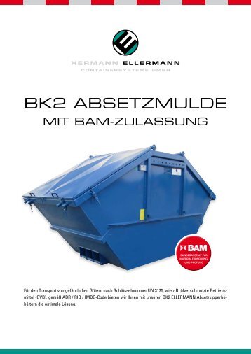 BK2 ABSETZMULDE - Hermann Ellermann Containersysteme GmbH