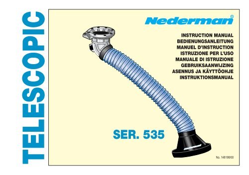 Telescopic. Ser. 535. Doc.no. 148198 / 00. - Fume and Dust Control