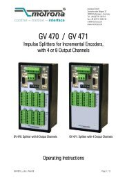 GV 470 / GV 471 - motrona