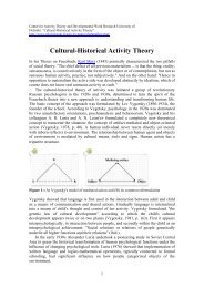 Cultural-Historical Activity Theory