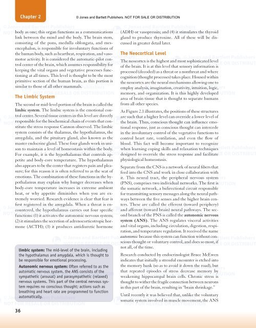 Physiology of Stress - Jones & Bartlett Learning