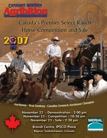 Oral paste for horses - Canadian Western Agribition
