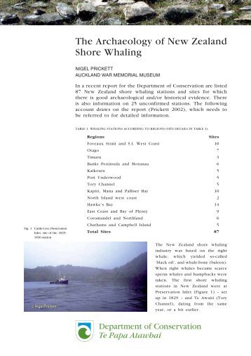 The archaeology of New Zealand shore whaling (PDF