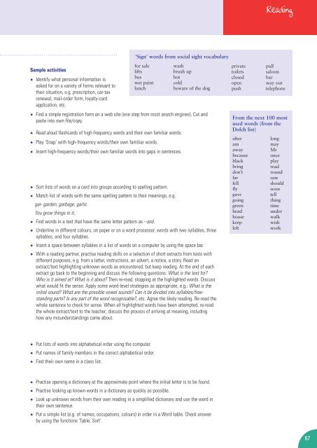 Adult Literacy Core Curriculum - Nationally developed Skills for Life ...