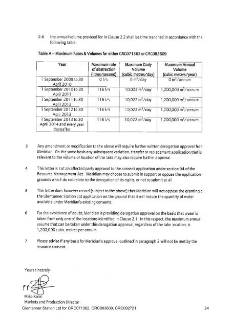 APPLICANT: GLENTANNER STATION LTD - Environment Canterbury