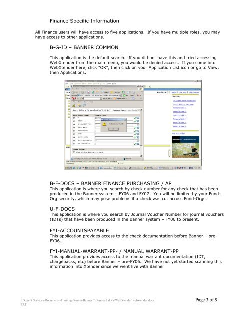 To Log Into Webxtender T