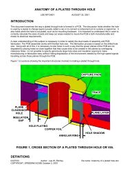 ANATOMY OF A PLATED THROUGH HOLE - Speeding Edge