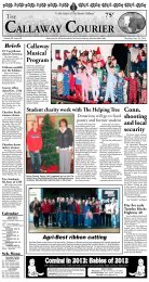 12-20-12 Courier e-Edition - Callaway Courier