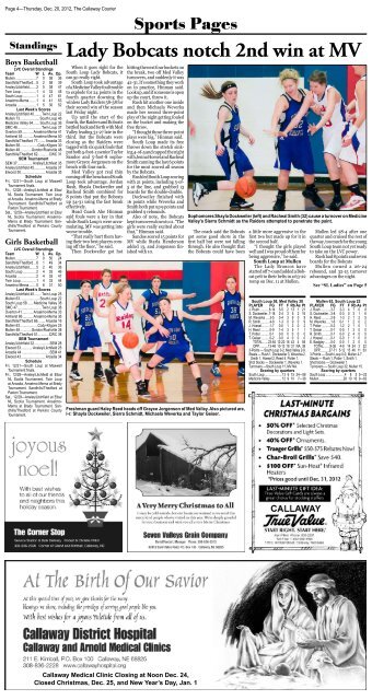 12-20-12 Courier e-Edition - Callaway Courier