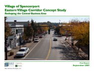 Village of Spencerport Eastern Village Corridor Concept Study