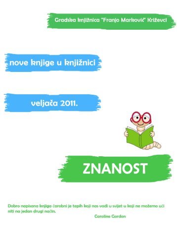 Bilten novih knjiga | Znanost - Gradska knjižnica "Franjo Marković"