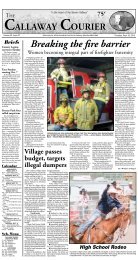 Breaking the fire barrier - Callaway Courier