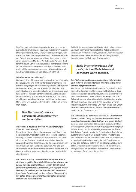 Facts & Figures - Home - Ernst & Young - Schweiz