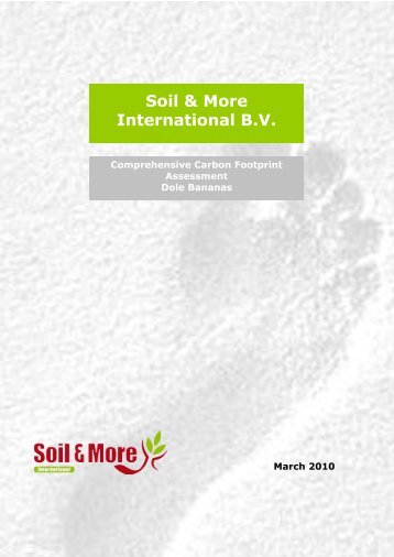 Soil & More International B.V. - Dole Sustainability