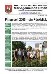 Pitten seit 2005 – ein Rückblick